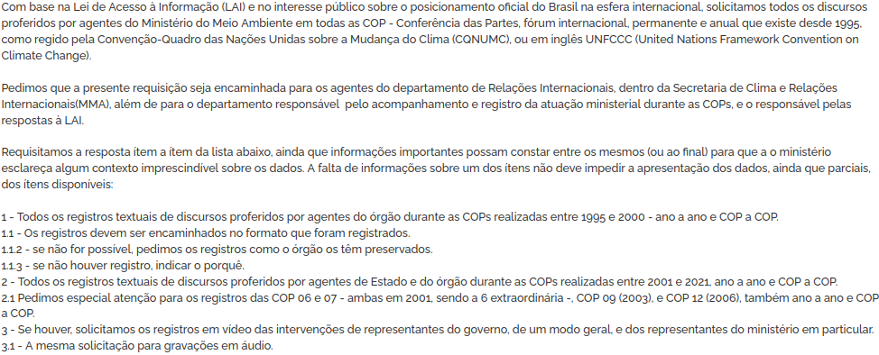 captura de tela de resposta do pedido
