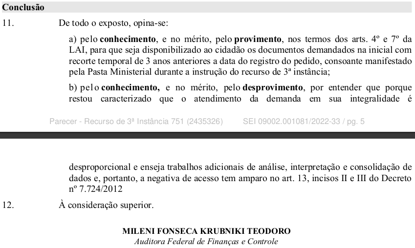 captura de tela de resposta do pedido
